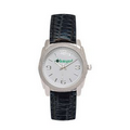 Women's Pedre Contempo watch with black lizard grain leather strap